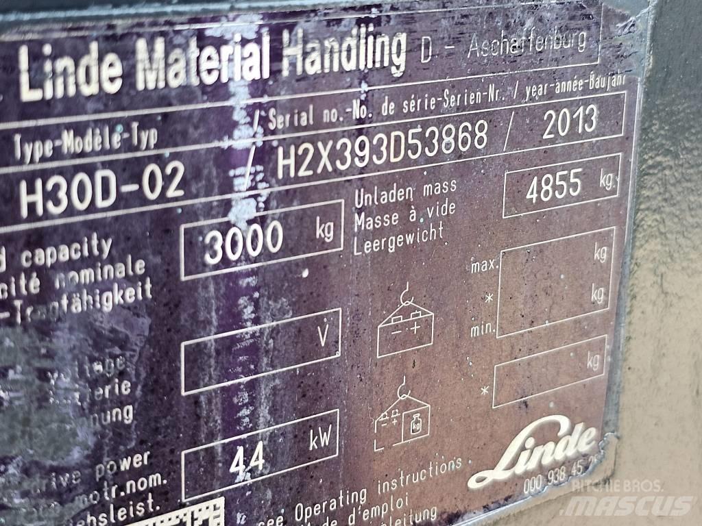 Linde H30D-02 Dizelski viljuškari