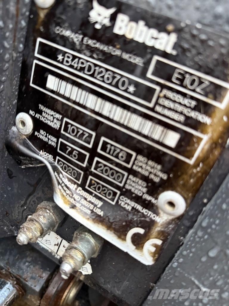 Bobcat E 10z Mini bageri < 7t