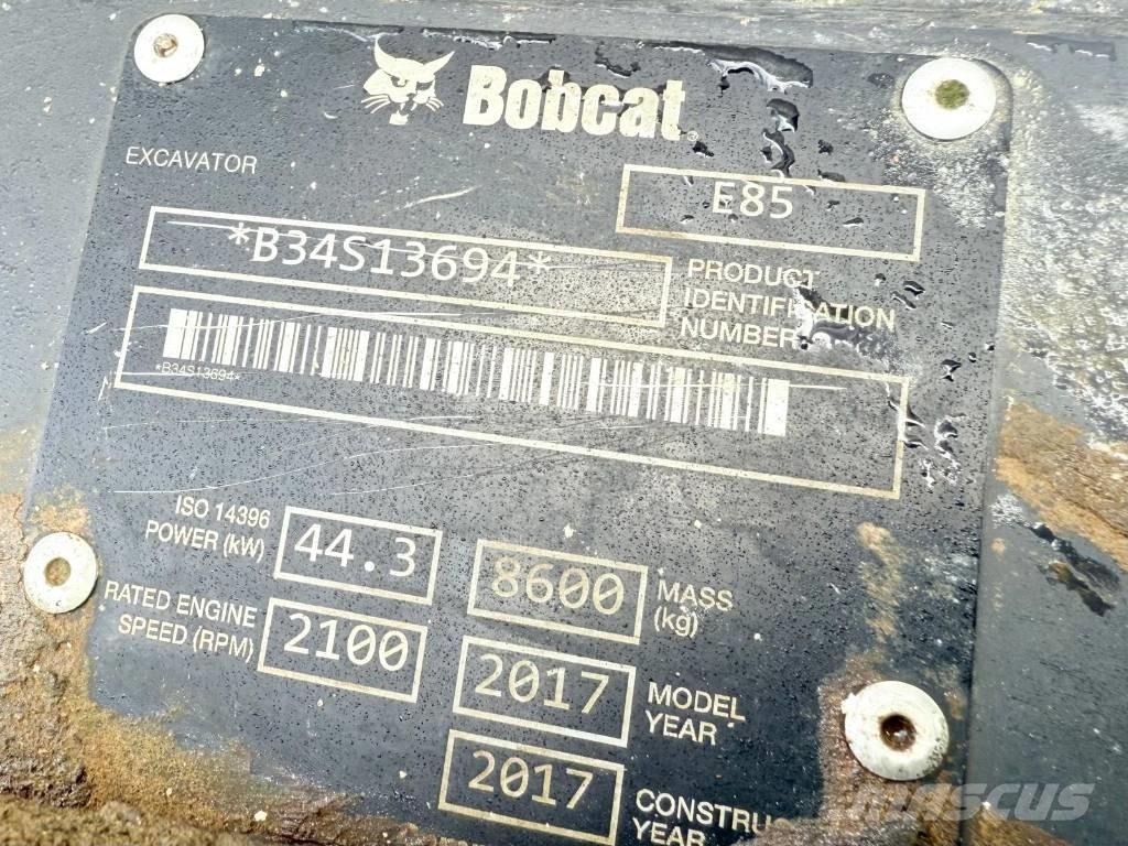 Bobcat E 85 Midi bageri 7t – 12t
