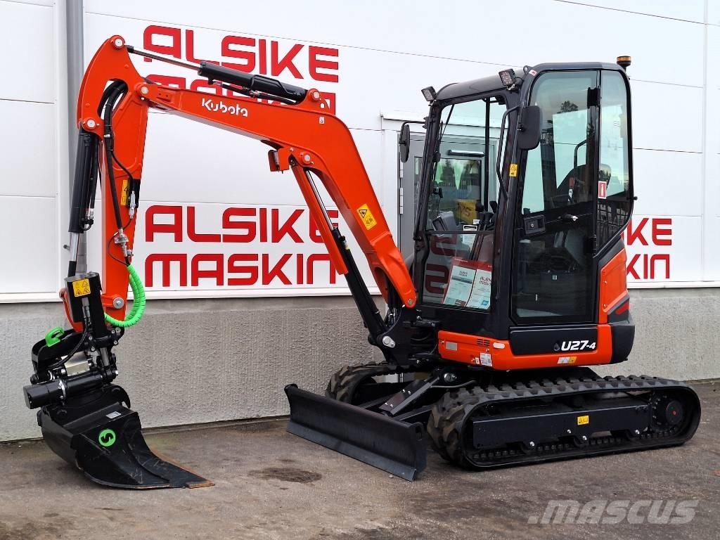 Kubota U 27-4 Mini bageri < 7t