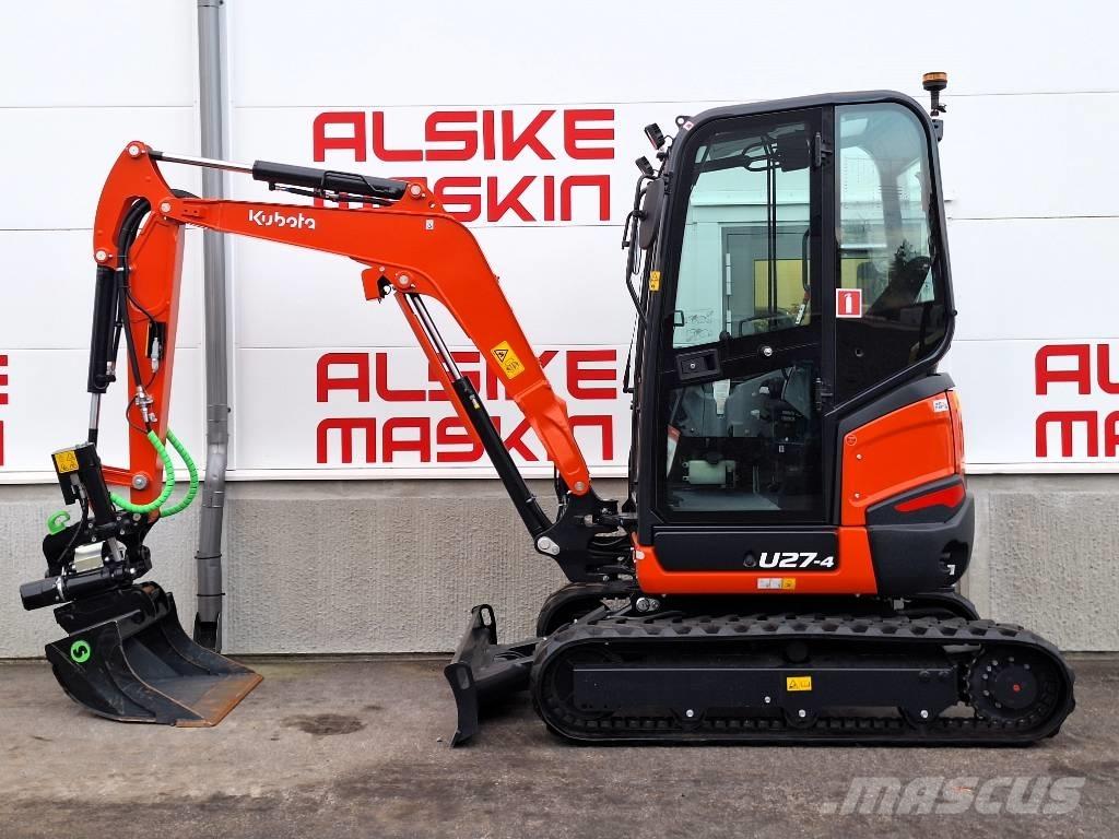 Kubota U 27-4 Mini bageri < 7t