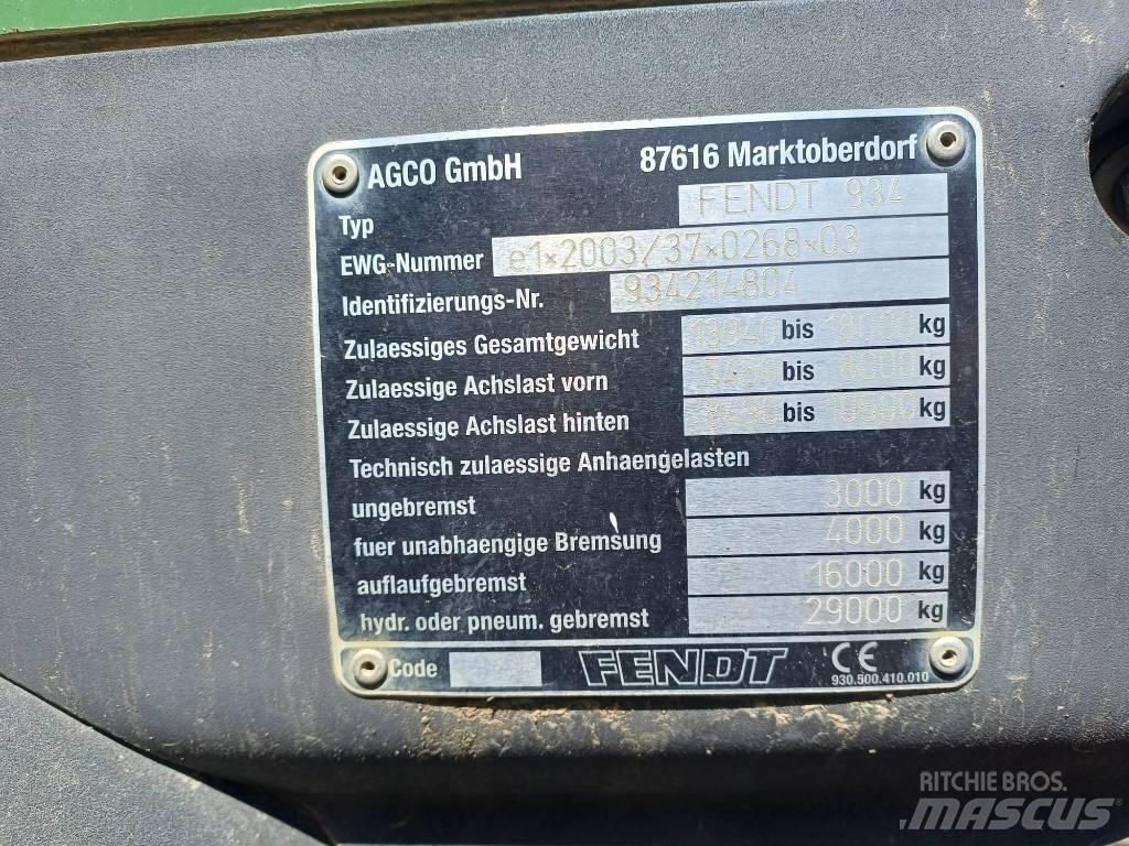 Fendt 936 Vario Traktori