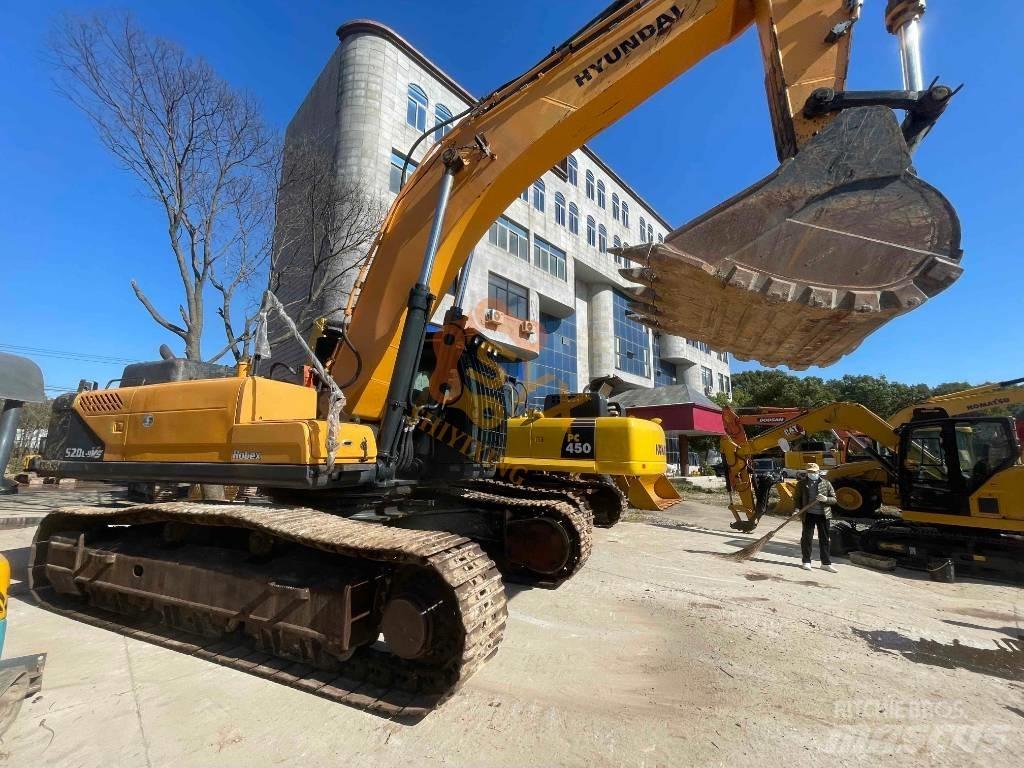 Hyundai Robex 520 VS Bageri guseničari