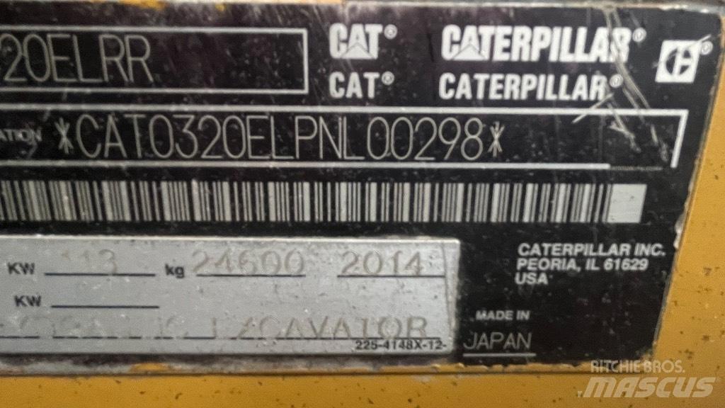 CAT 320 EL Bageri guseničari