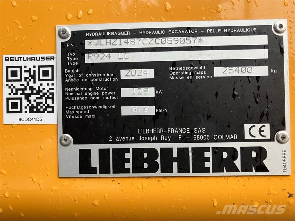 Liebherr R924 Bageri guseničari