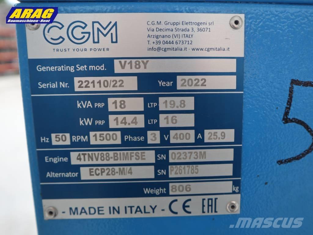 CGM V18Y Dizel generatori