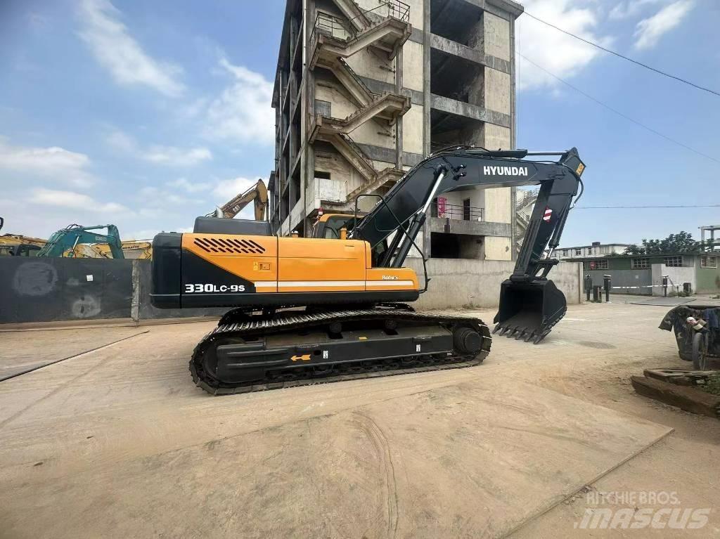 Hyundai 330-9s Bageri guseničari