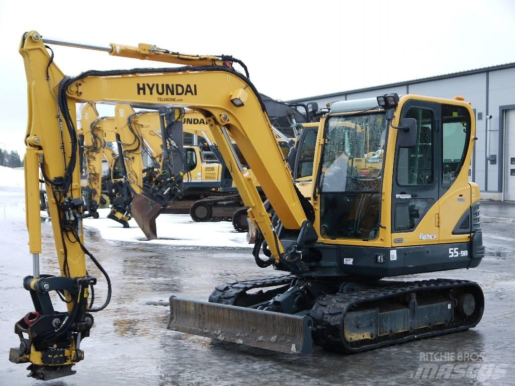Hyundai R 55-9A Mini bageri < 7t