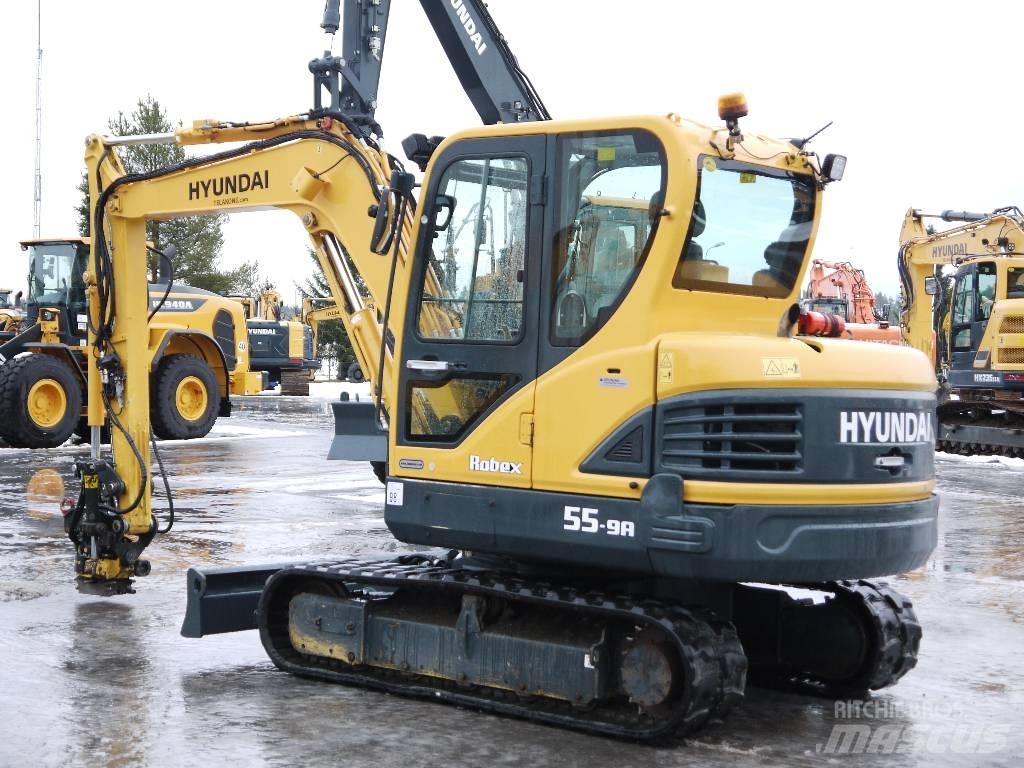 Hyundai R 55-9A Mini bageri < 7t