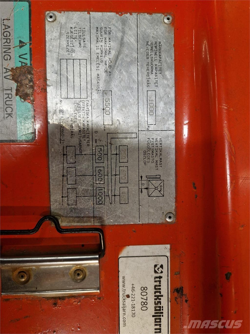 Toyota FBESF15 Električni viljuškari