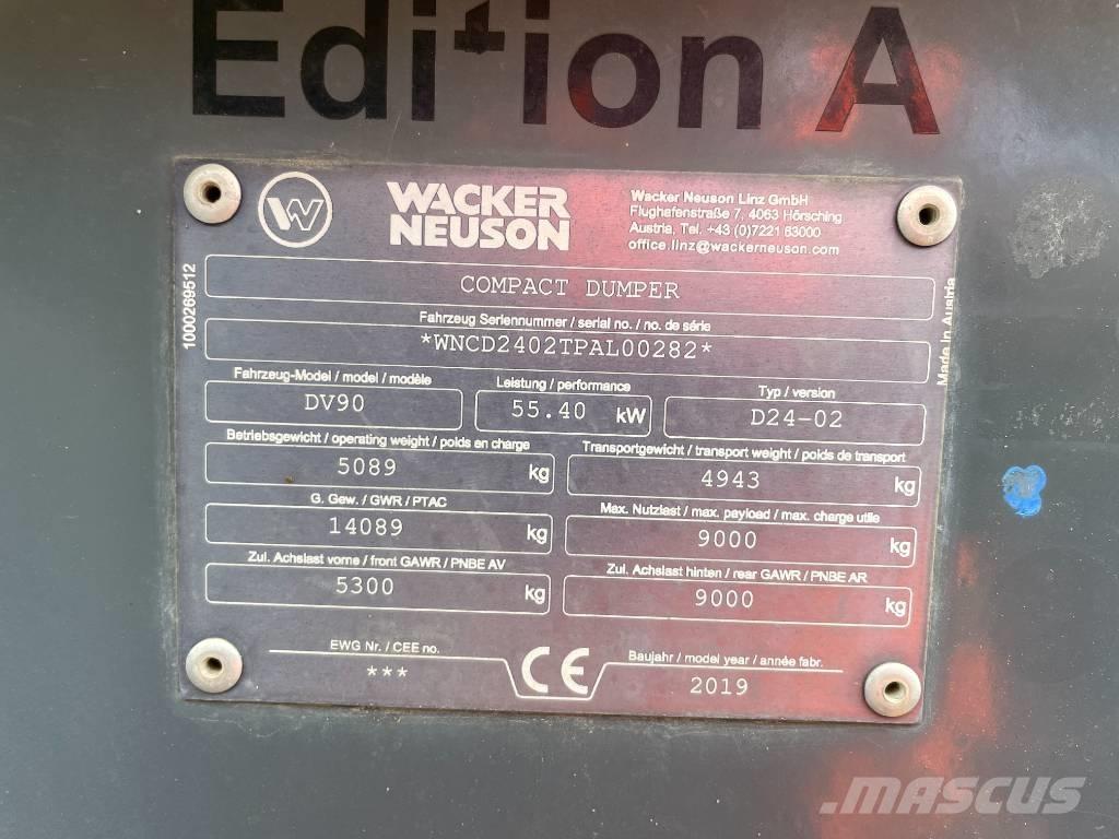 Wacker Neuson DV 90 Damperi za gradilište