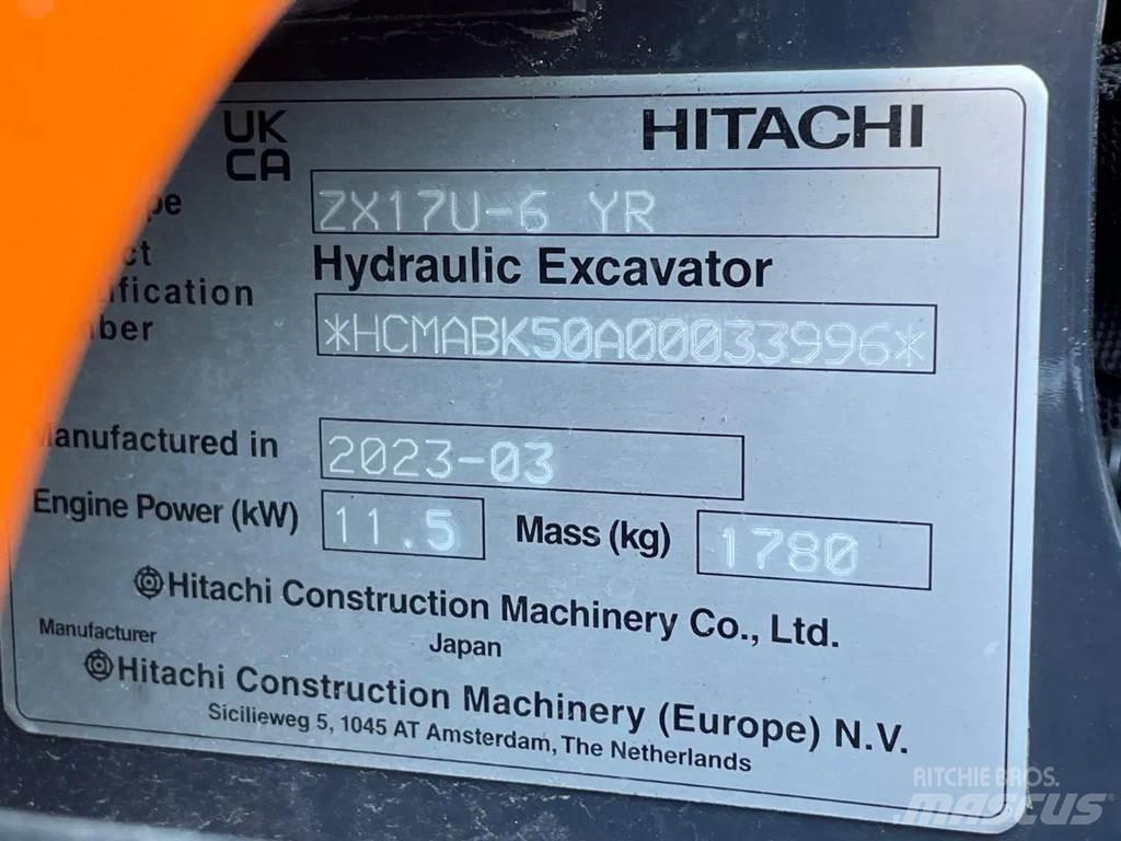 Hitachi ZX17U Mini bageri < 7t