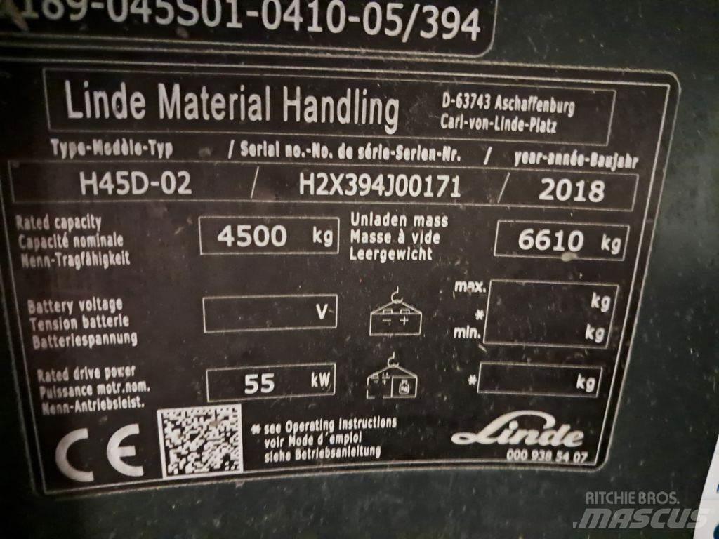 Linde H45D-02 Dizelski viljuškari