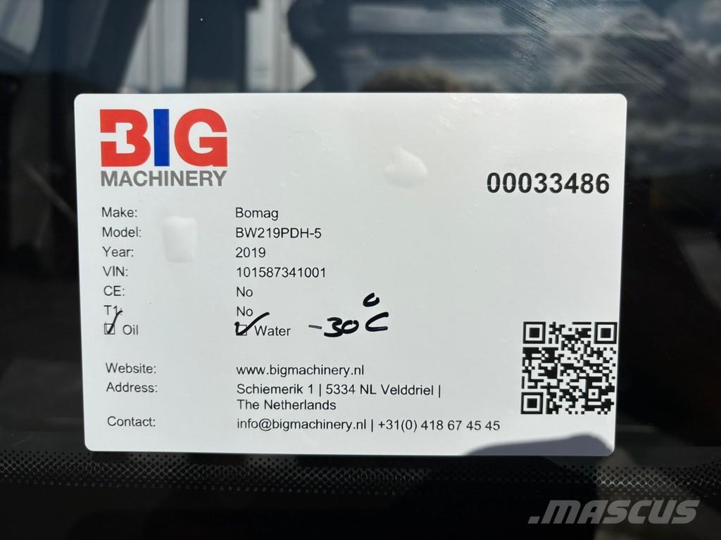 Bomag BW219PDH-5 Valjci sa jednim bubnjem