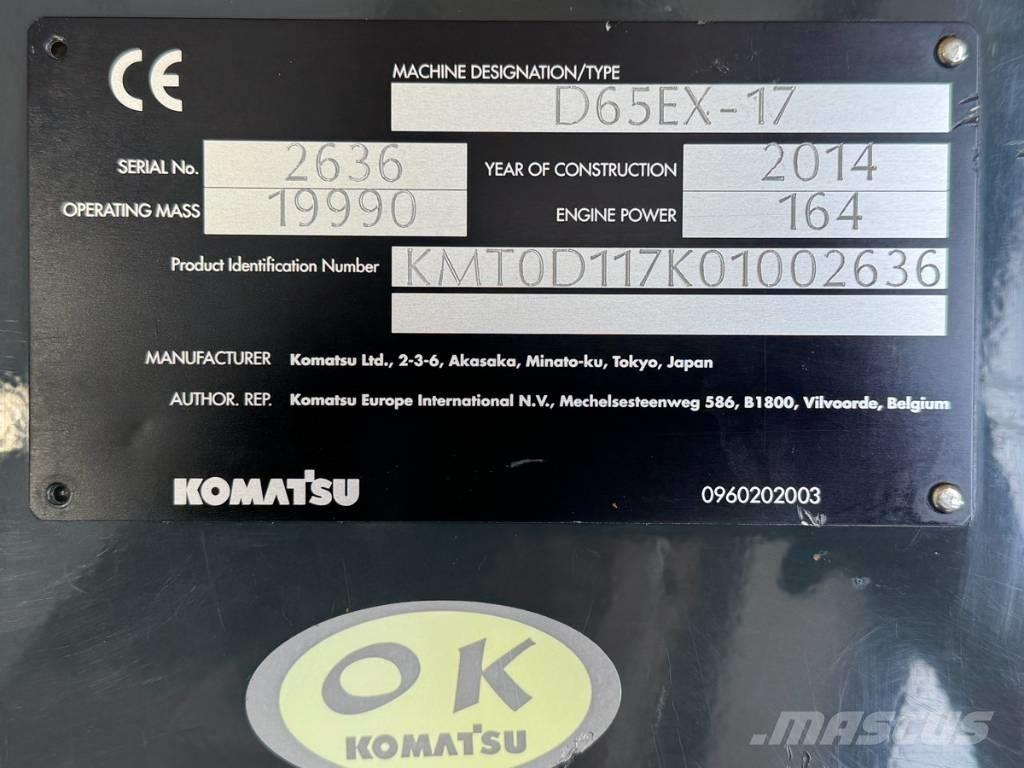 Komatsu D 65 EX-17 Buldožeri guseničari