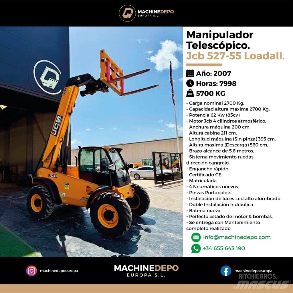 JCB 527-55 Teleskopski viljuškari