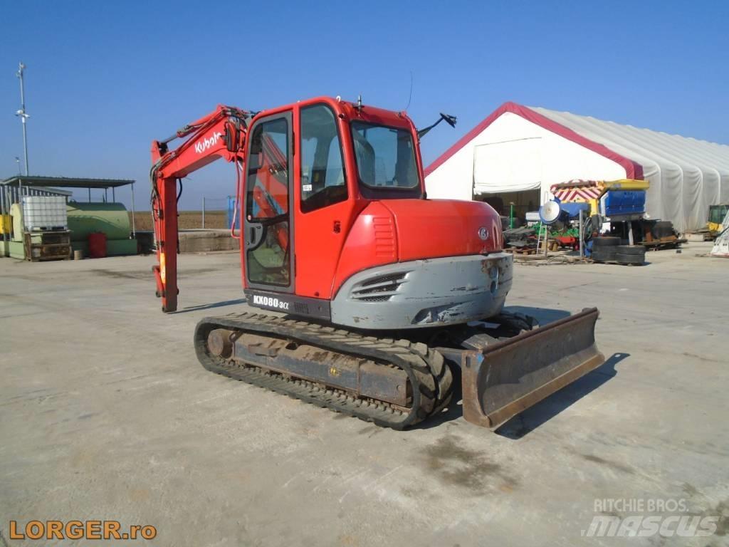 Kubota KX 080-3 Bageri guseničari