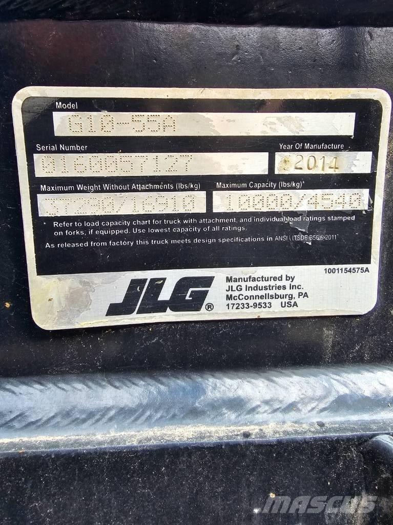 JLG G 10-55 A Teleskopski viljuškari