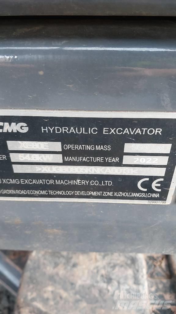 XCMG XE 80 E Midi bageri 7t – 12t