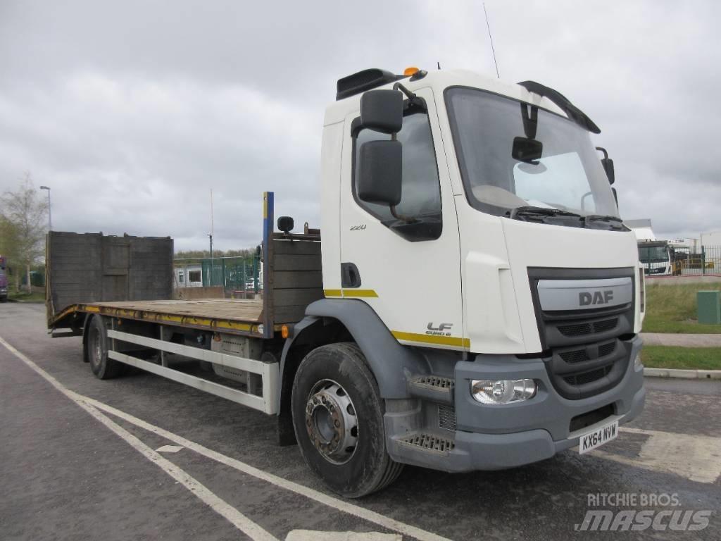 DAF 55.220 Kamioni sa ravan platformom / vitlom