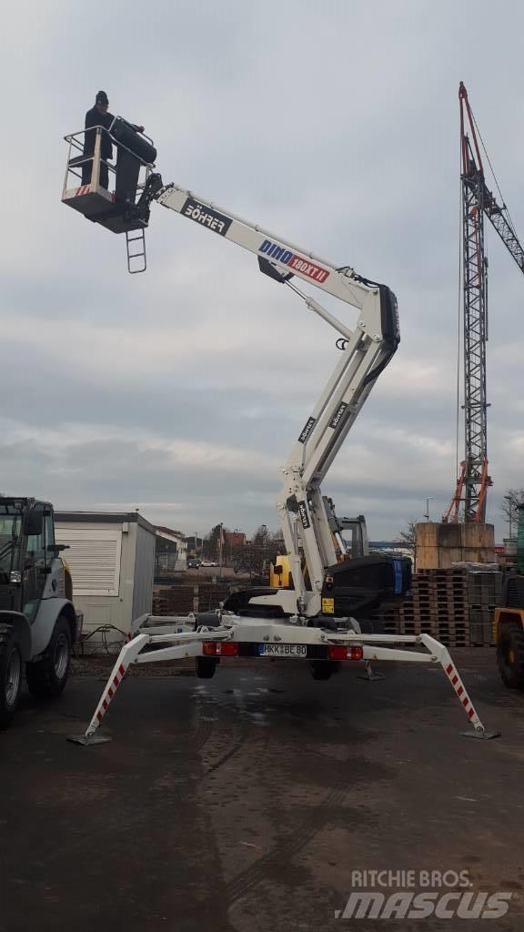 Dino 180 XT II Vučne prikolice se podiznom košarom