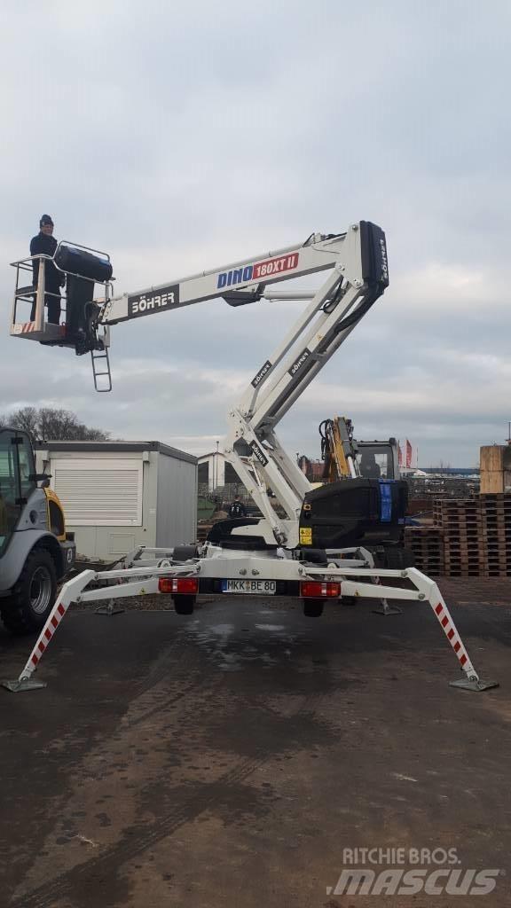 Dino 180 XT II Vučne prikolice se podiznom košarom