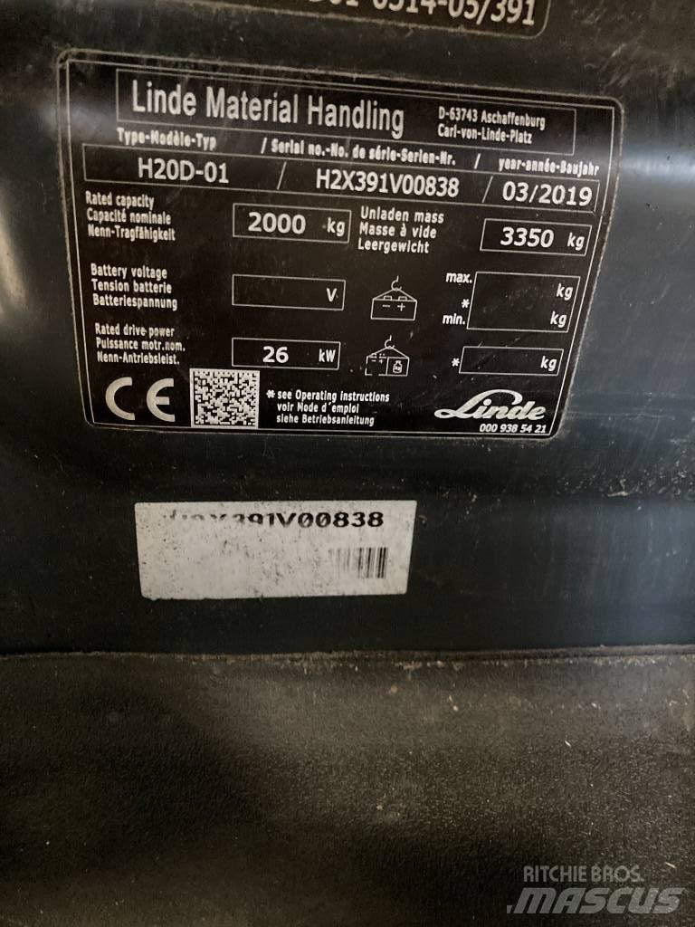 Linde H20D/391 Dizelski viljuškari