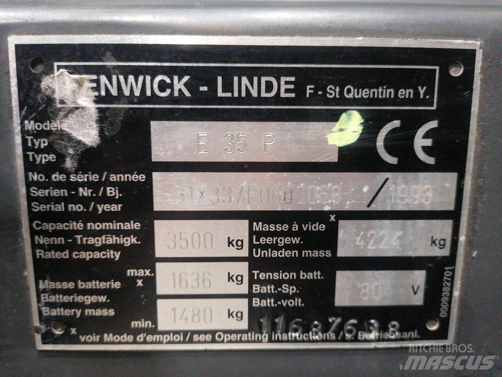 Linde E35P Električni viljuškari