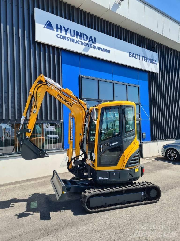 Hyundai R30Z-9AK Mini bageri < 7t