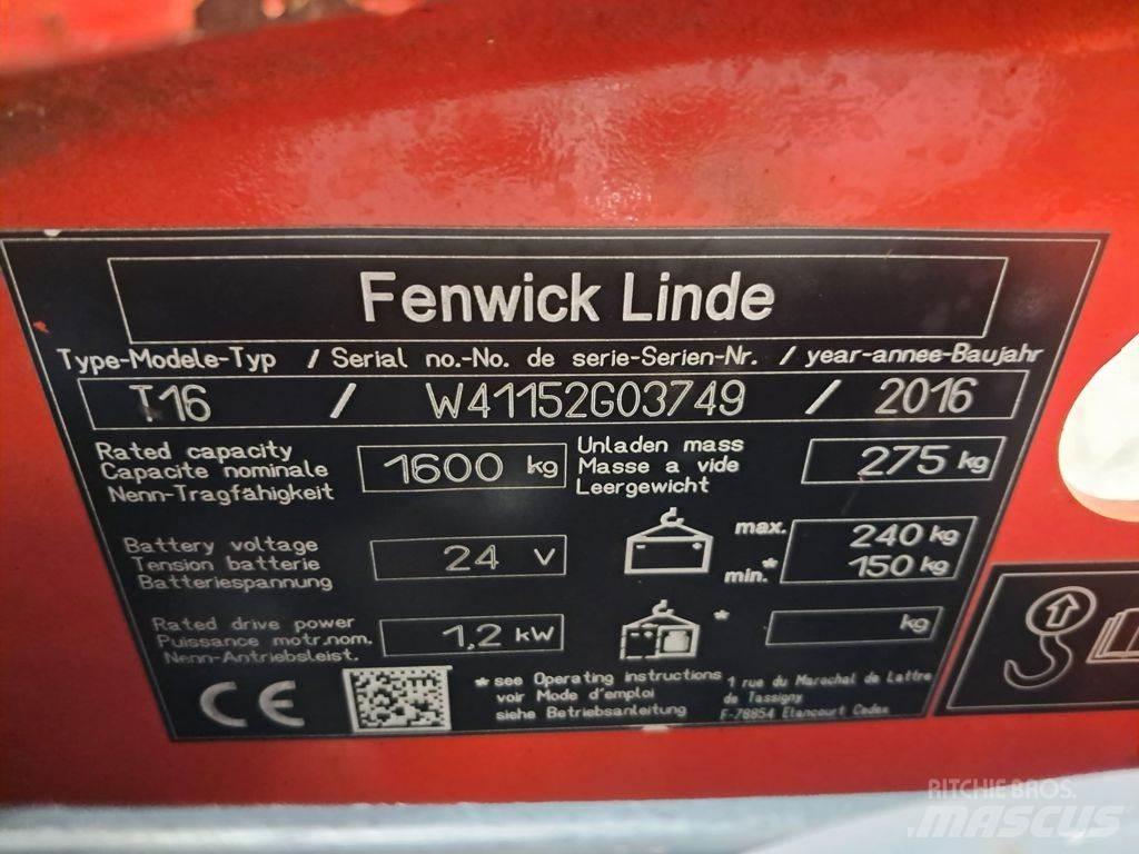 Linde T16 Ručni paletar