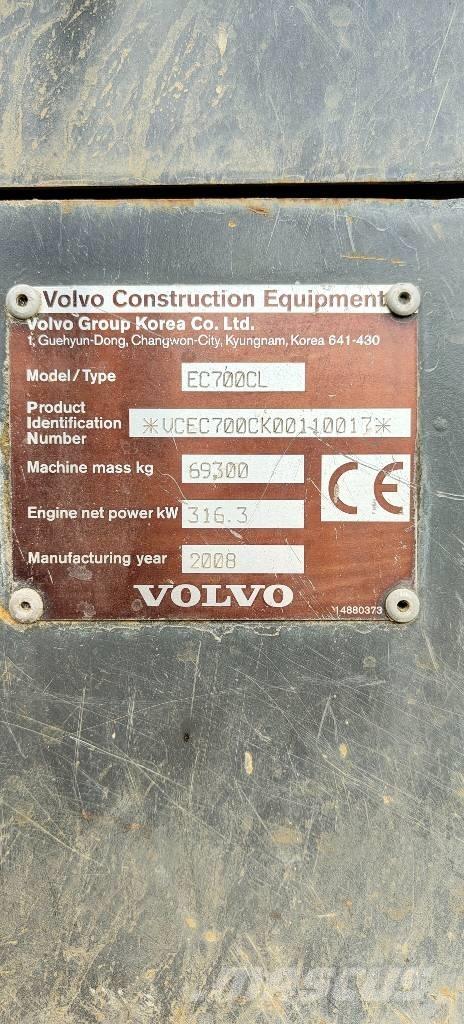 Volvo EC 700 C L Bageri guseničari