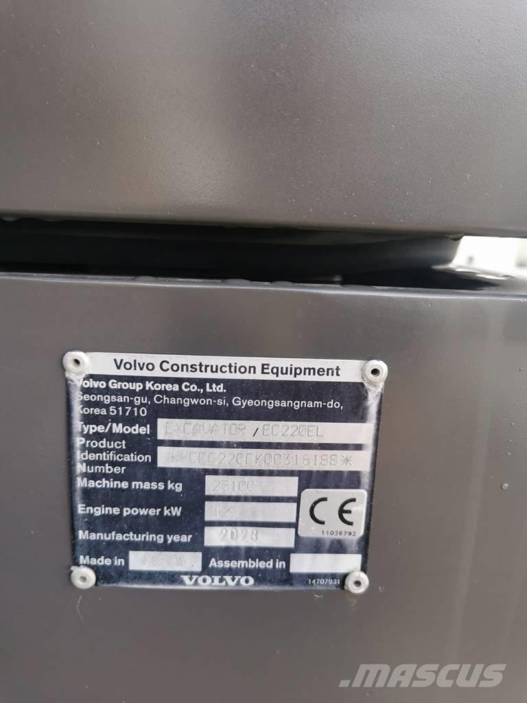 Volvo EC 220 EL Bageri guseničari