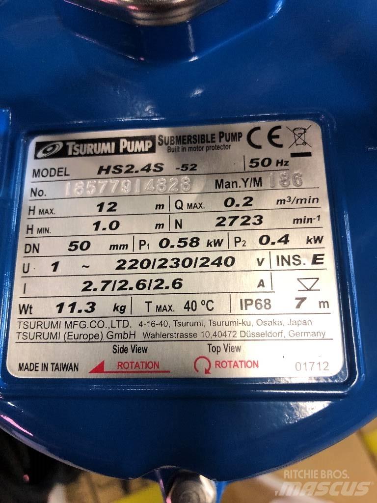 Tsurumi HS2.4S-52 Ostale komponente za građevinarstvo