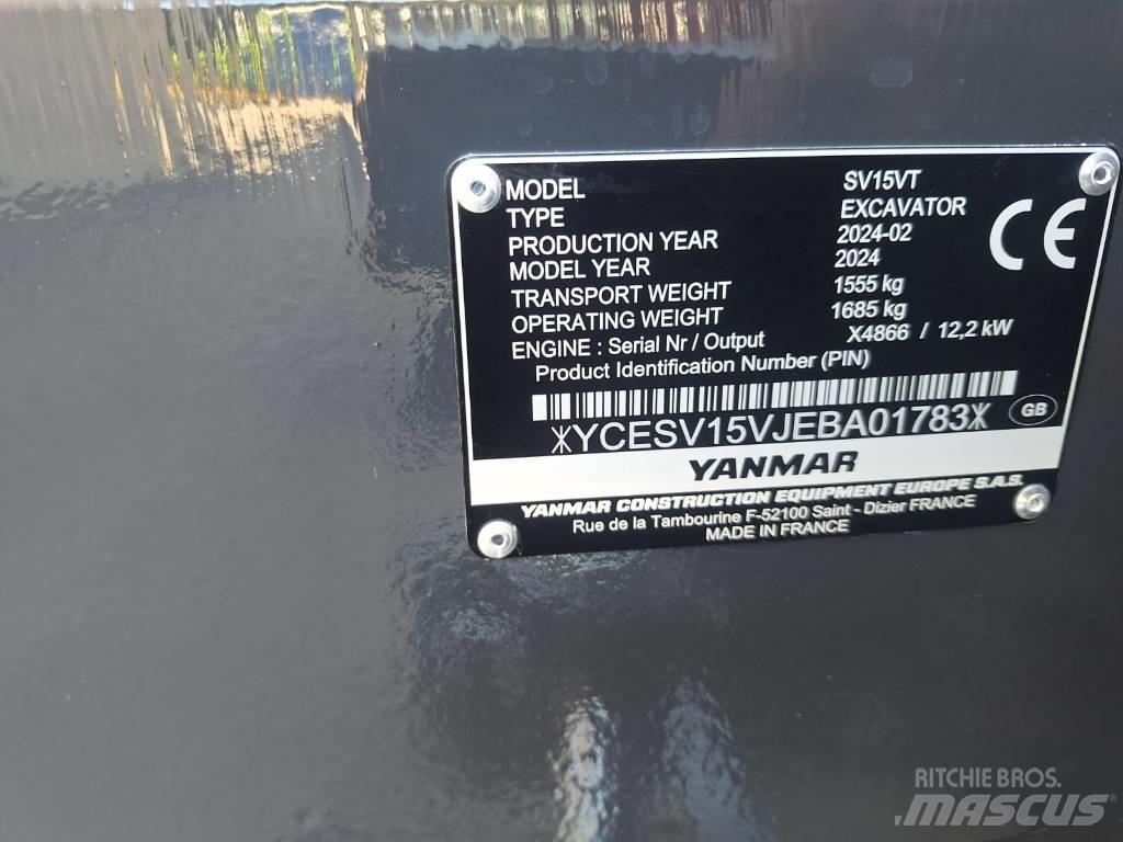 Yanmar SV 15 Mini bageri < 7t