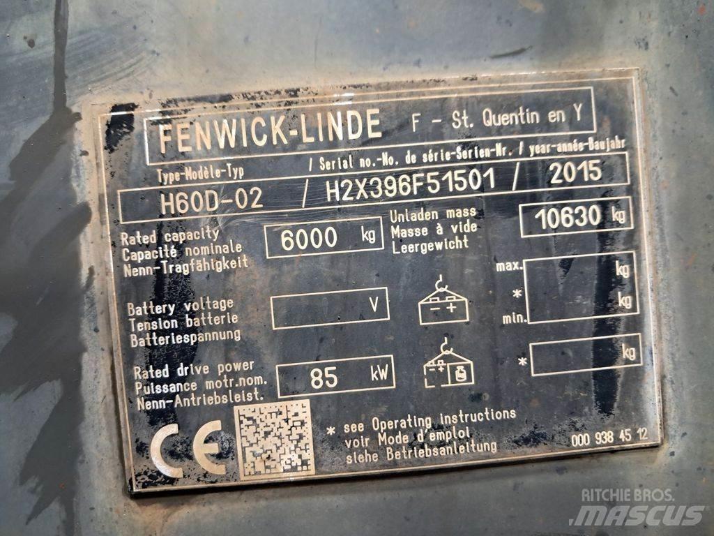 Linde H60D-02 Dizelski viljuškari