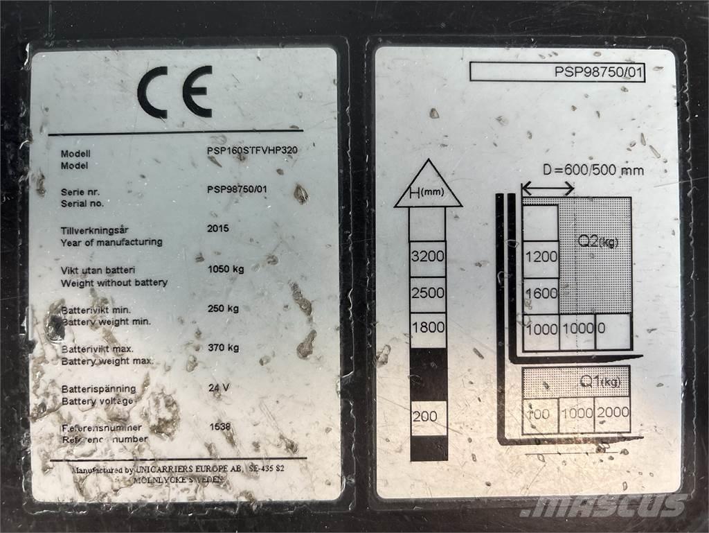 Atlet PSP160 Samopogonski ručni viljuškari