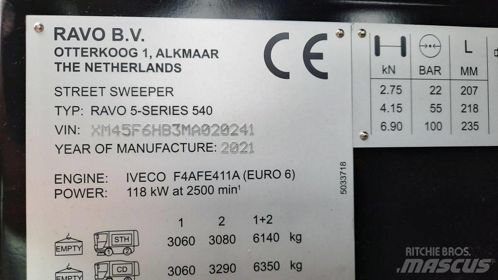 Ravo 540STH Mašine za čišćenje