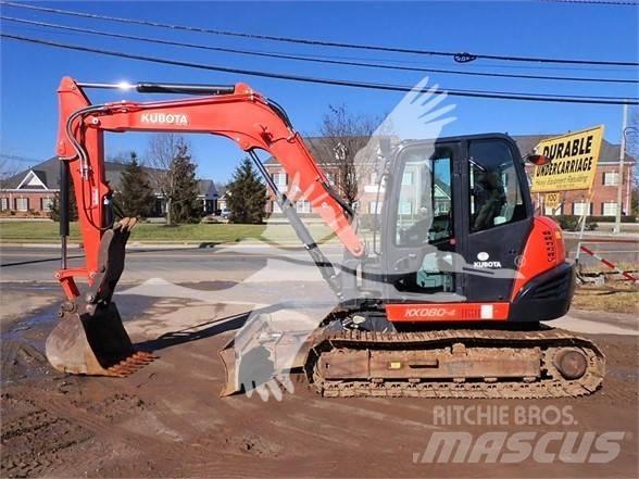 Kubota KX080-4 Bageri guseničari