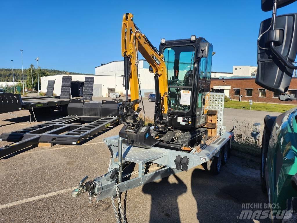Sany 1.8 T Med Släp Mini bageri < 7t