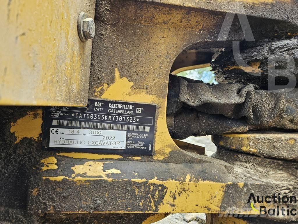 CAT 303 CR Mini bageri < 7t