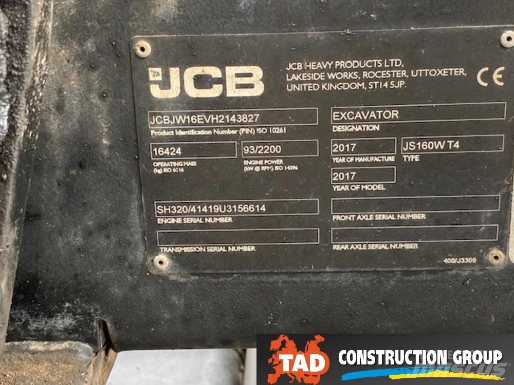 JCB JS 160 W Bageri točkaši
