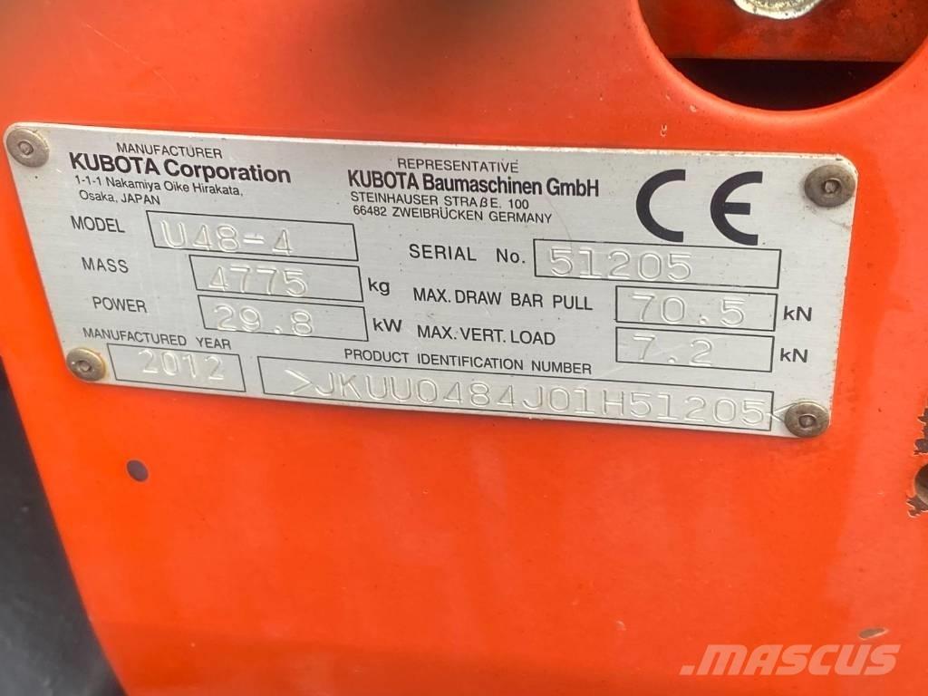 Kubota U 48-4 Mini bageri < 7t