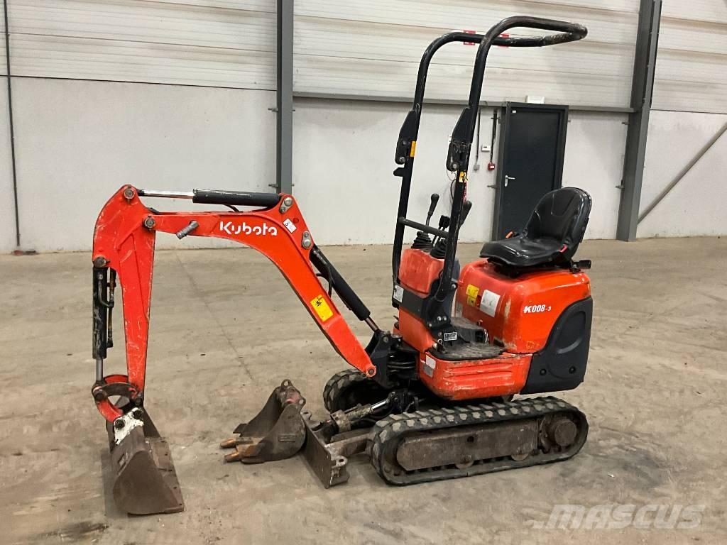 Kubota K 008-3 Mini bageri < 7t