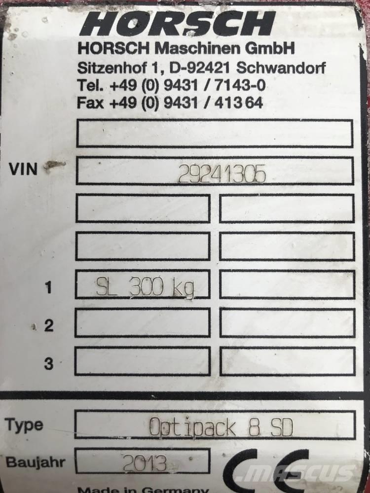 Horsch Optipack 8 SD Tanjirače