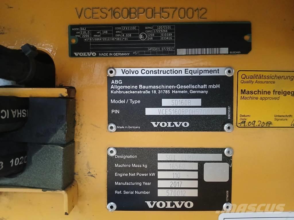 Volvo SD160 B, Vält Gumeni valjci na točkovima