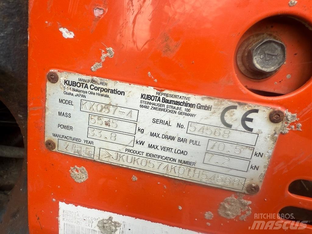 Kubota KX 057-4 Mini bageri < 7t
