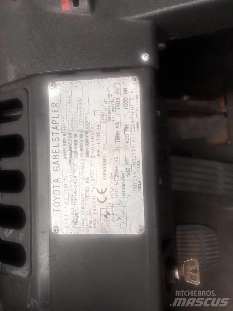 Toyota 62-7 FDF 25 Dizelski viljuškari