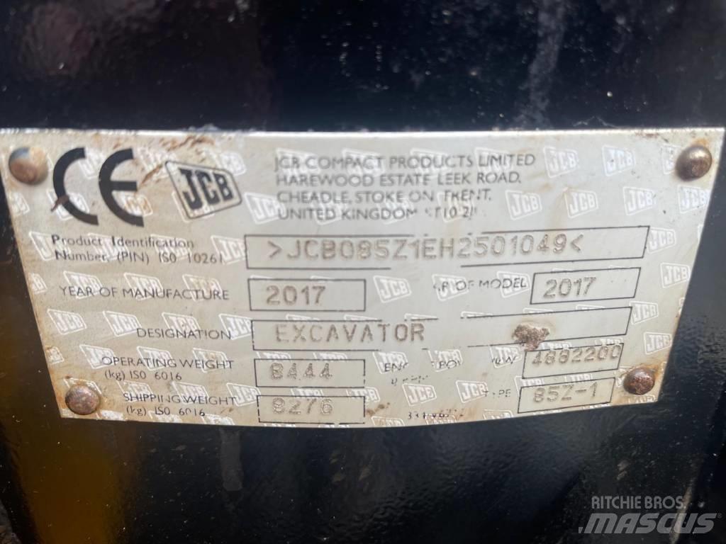 JCB 85 Z Midi bageri 7t – 12t