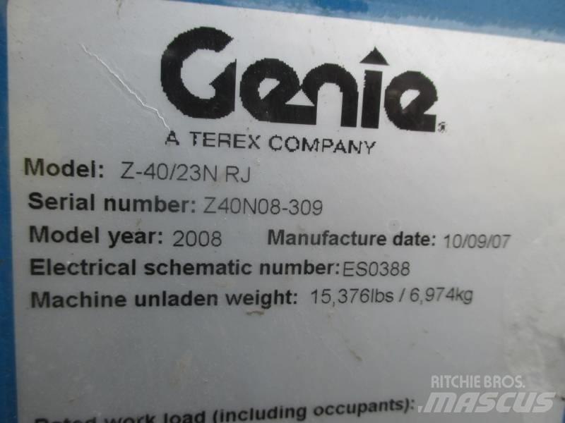 Genie Z 40/23 N RJ Zglobne podizne platforme