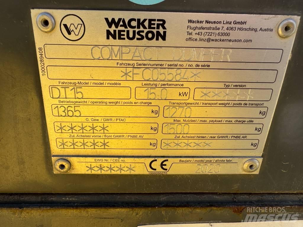 Wacker Neuson DT15 Damperi na gusenice